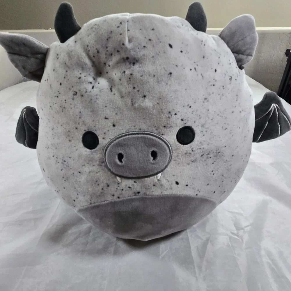 Squishmallows Gio Gray Bat Halloween Plush Large 14